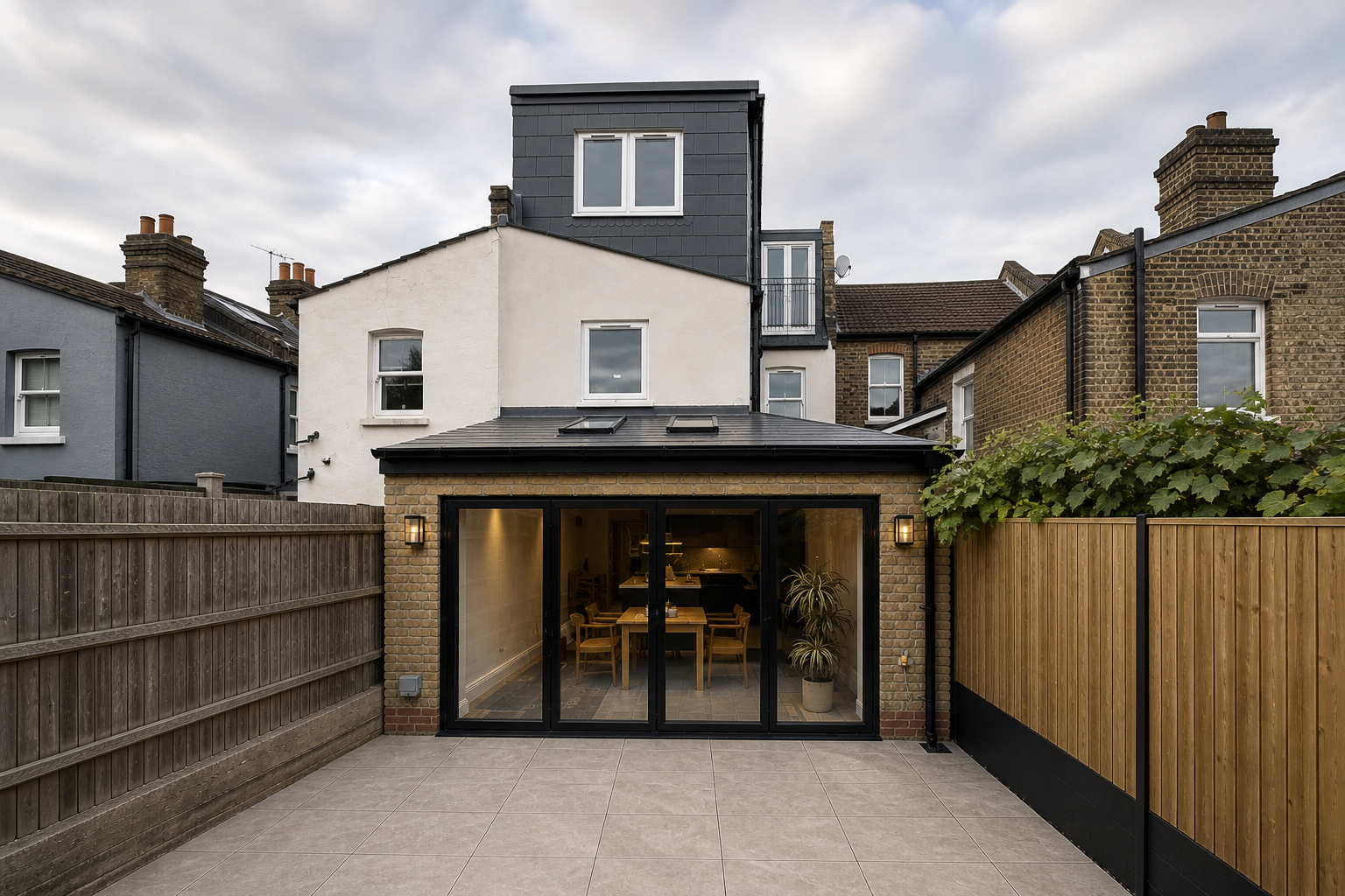 Single-storey wrap-around extension and loft conversion in Tooting, Wandsworth